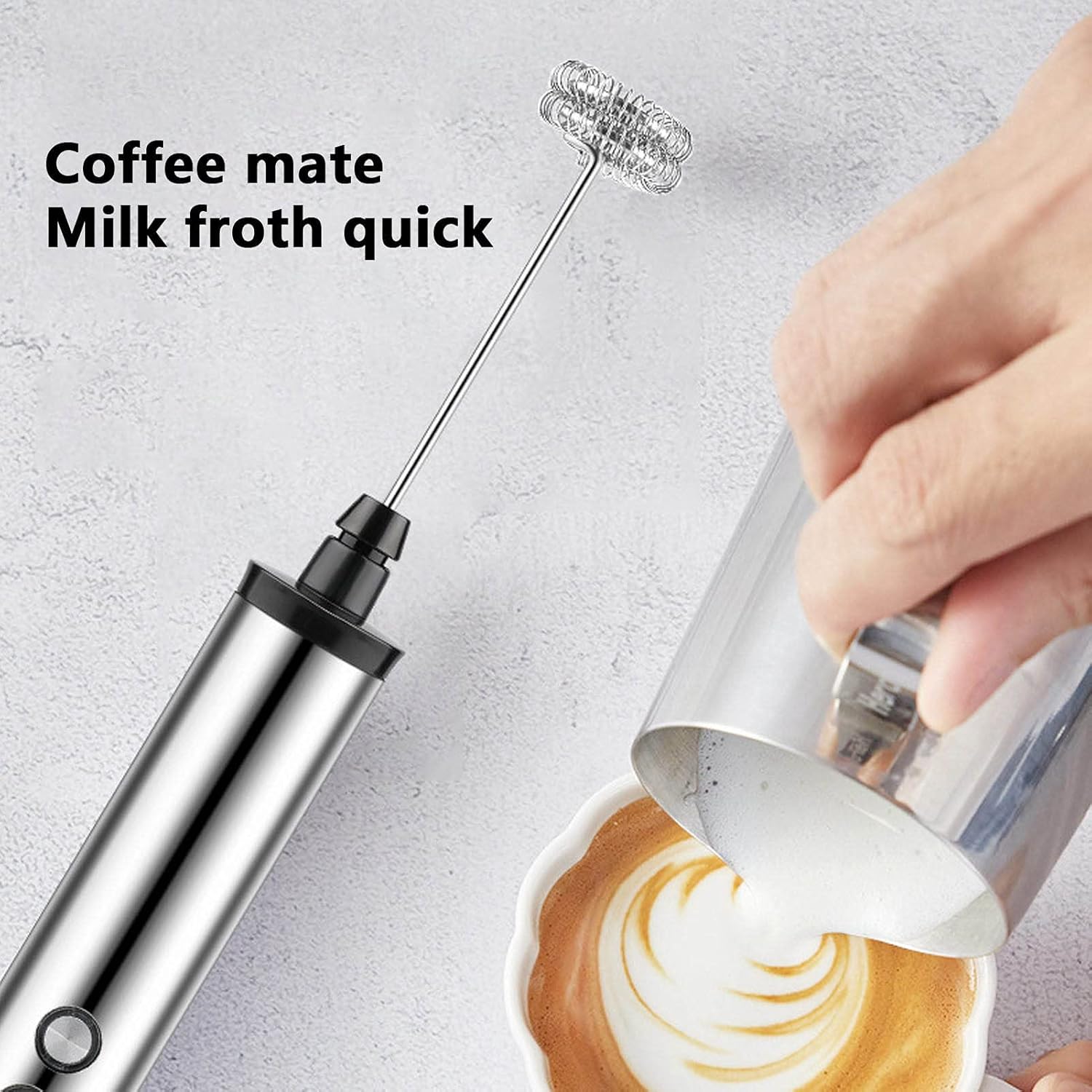 Power Tools For Home - Elektryczny trzepak do mleka 3 w