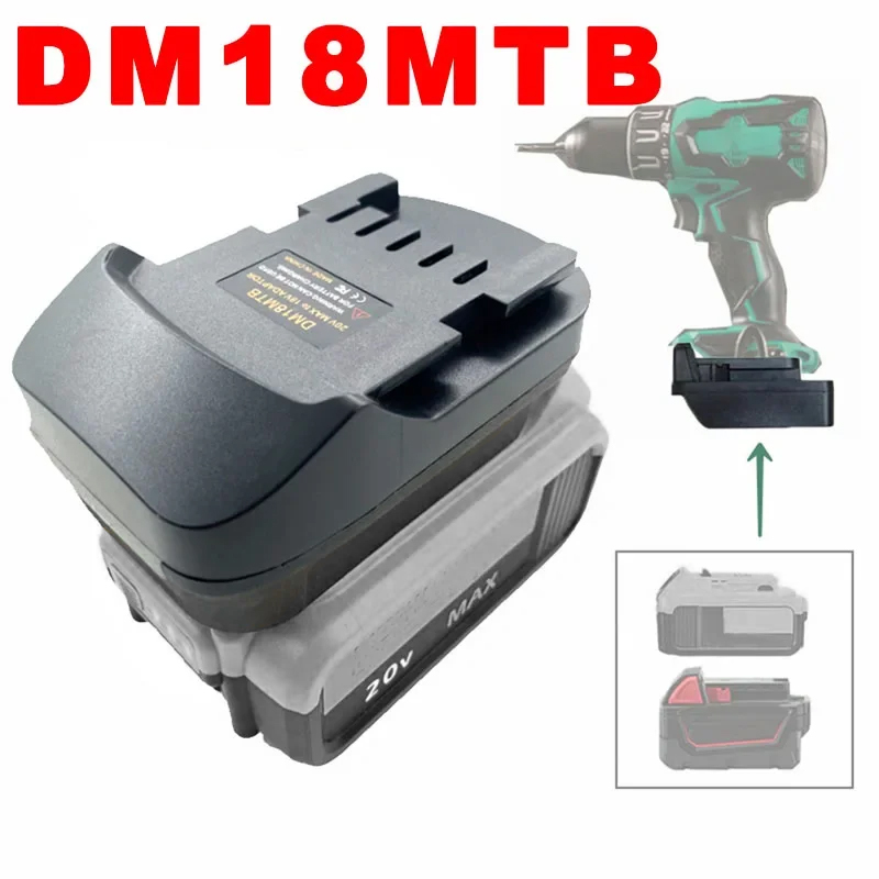 Power Tools Dewalt - Adapter akumulatora DM18MTB do akumulatorów Dewalt/Milwaukee