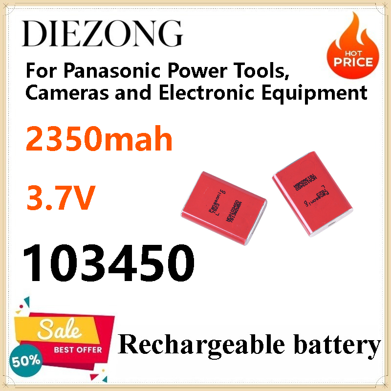 Power Tools Panasonic - 4 szt. baterii 3.7V NCA103450 2350mAh