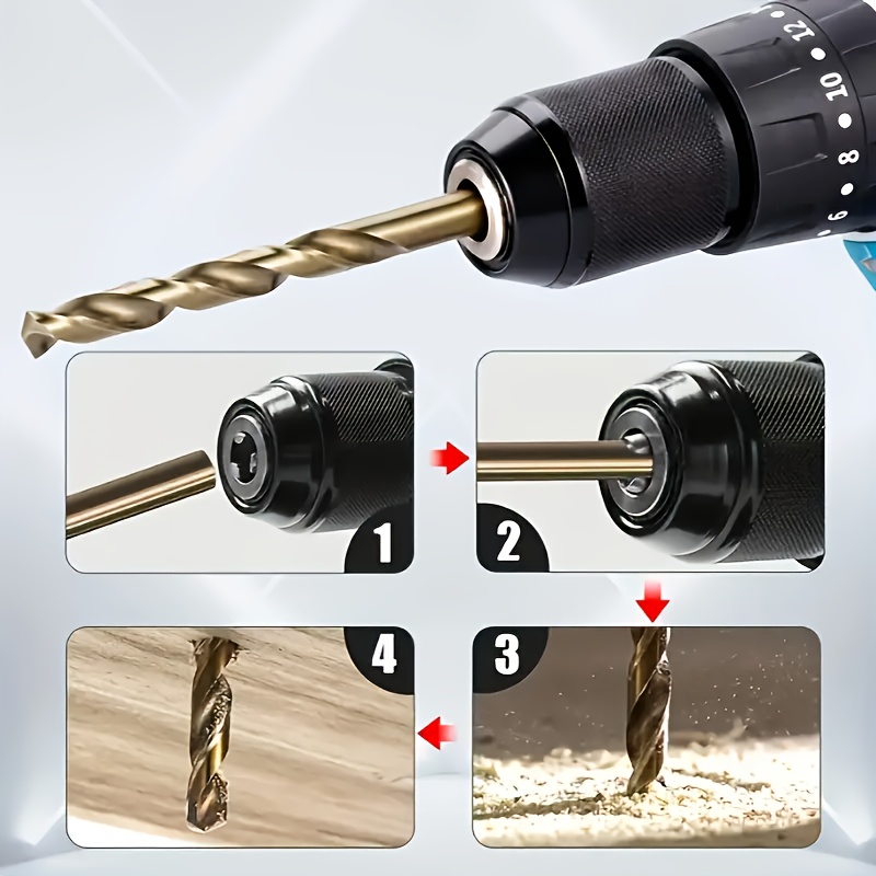 Zestaw 10 szt. wierteł kobalto – Power Tools Kobalt recenzja i cena
