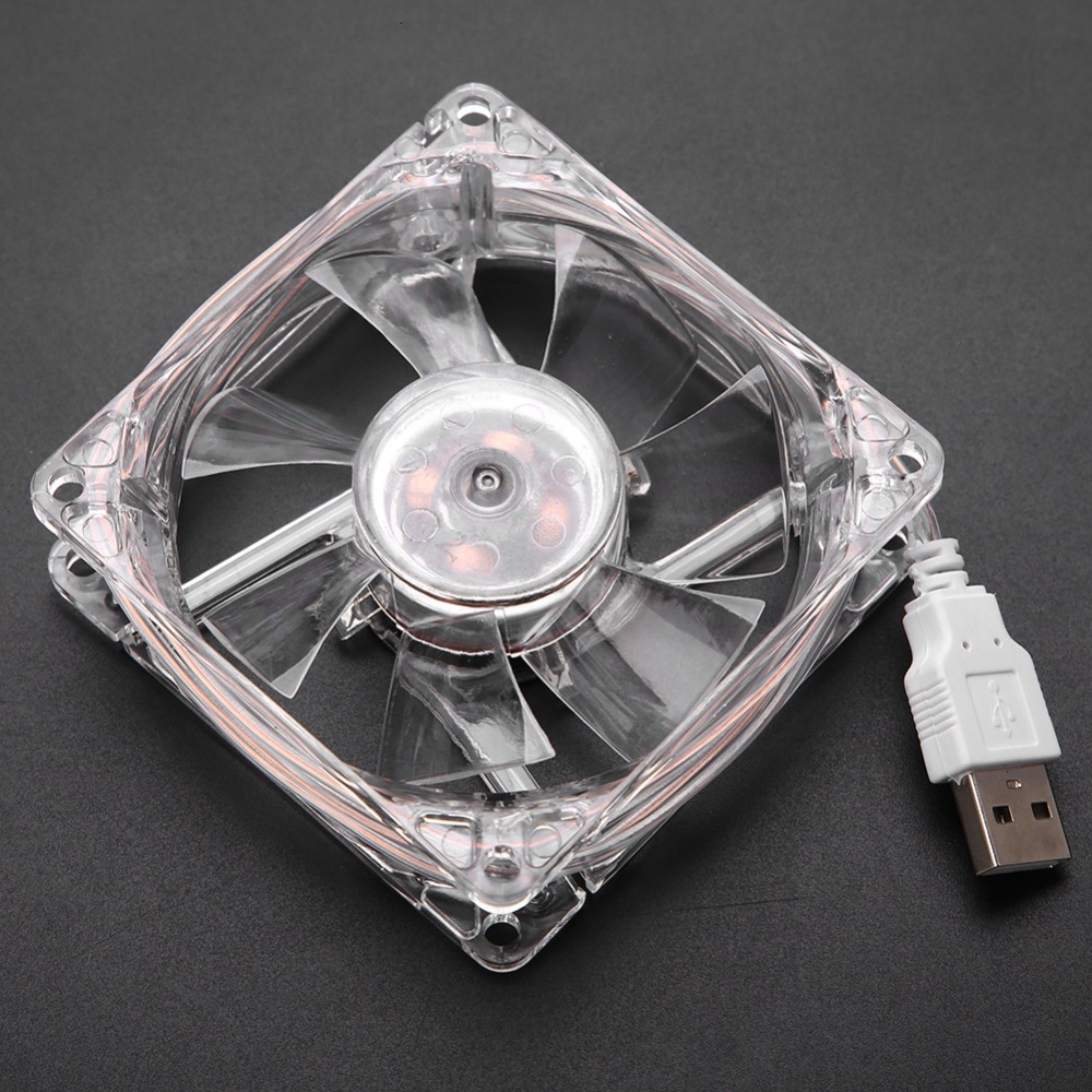 Wentylator USB 8cm z LED, zasi – Power Tools Book recenzja i cena
