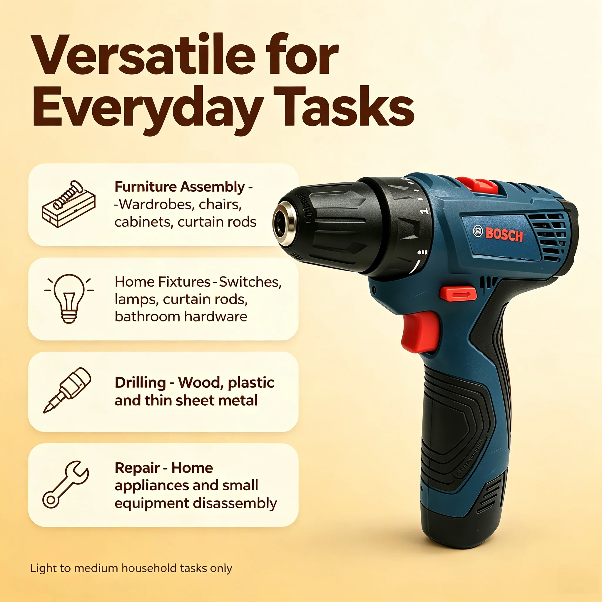 Wielofunkcyjna wiertarka ręczn – Power Tools For Home recenzja i cena